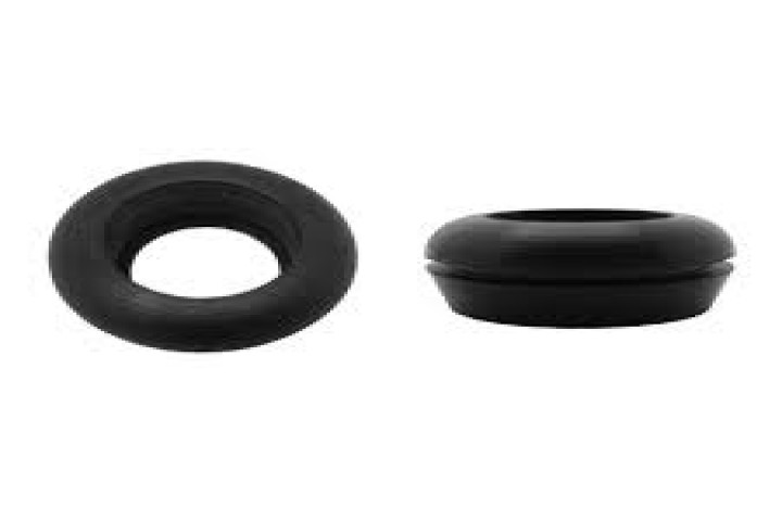 black color grommet isolated on white background